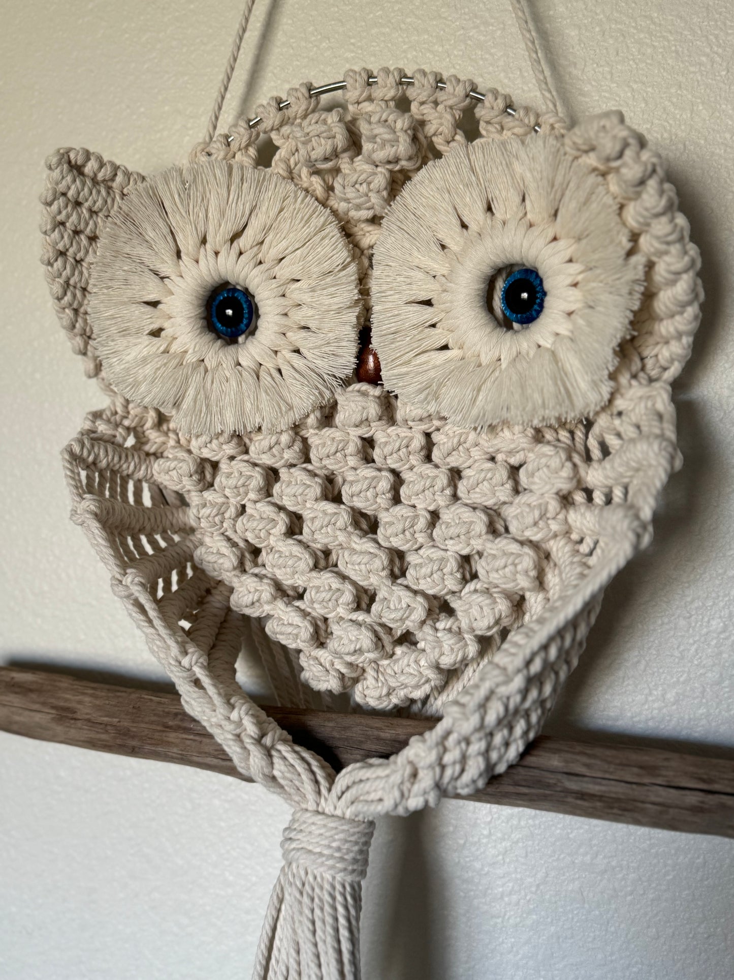 Owl Macrame Wall Hanging | Boho Decor | Macrame Tapestry