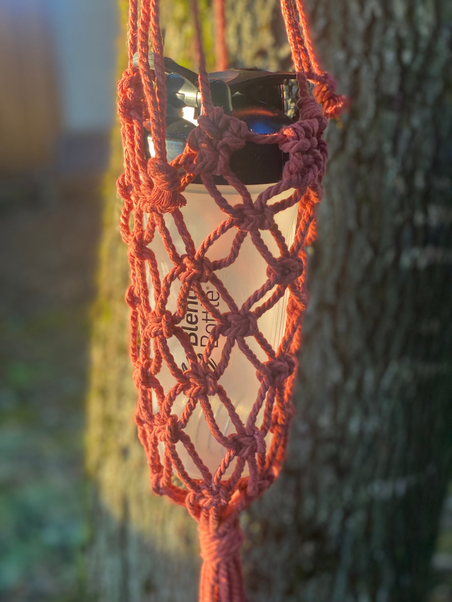 Water Bottle Holder | Macrame Sling | Boho Wearable