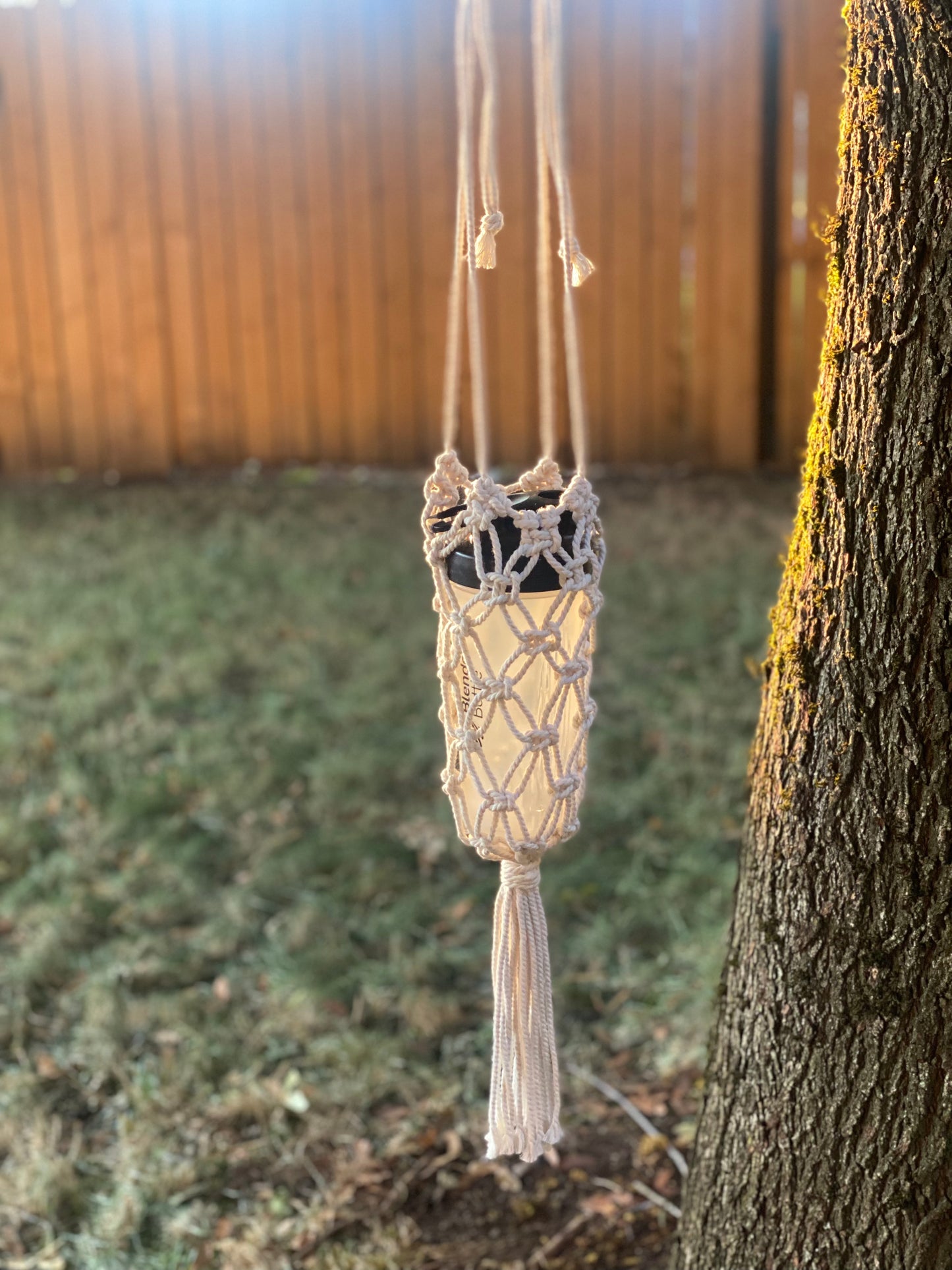 Water Bottle Holder | Macrame Sling | Boho Wearable