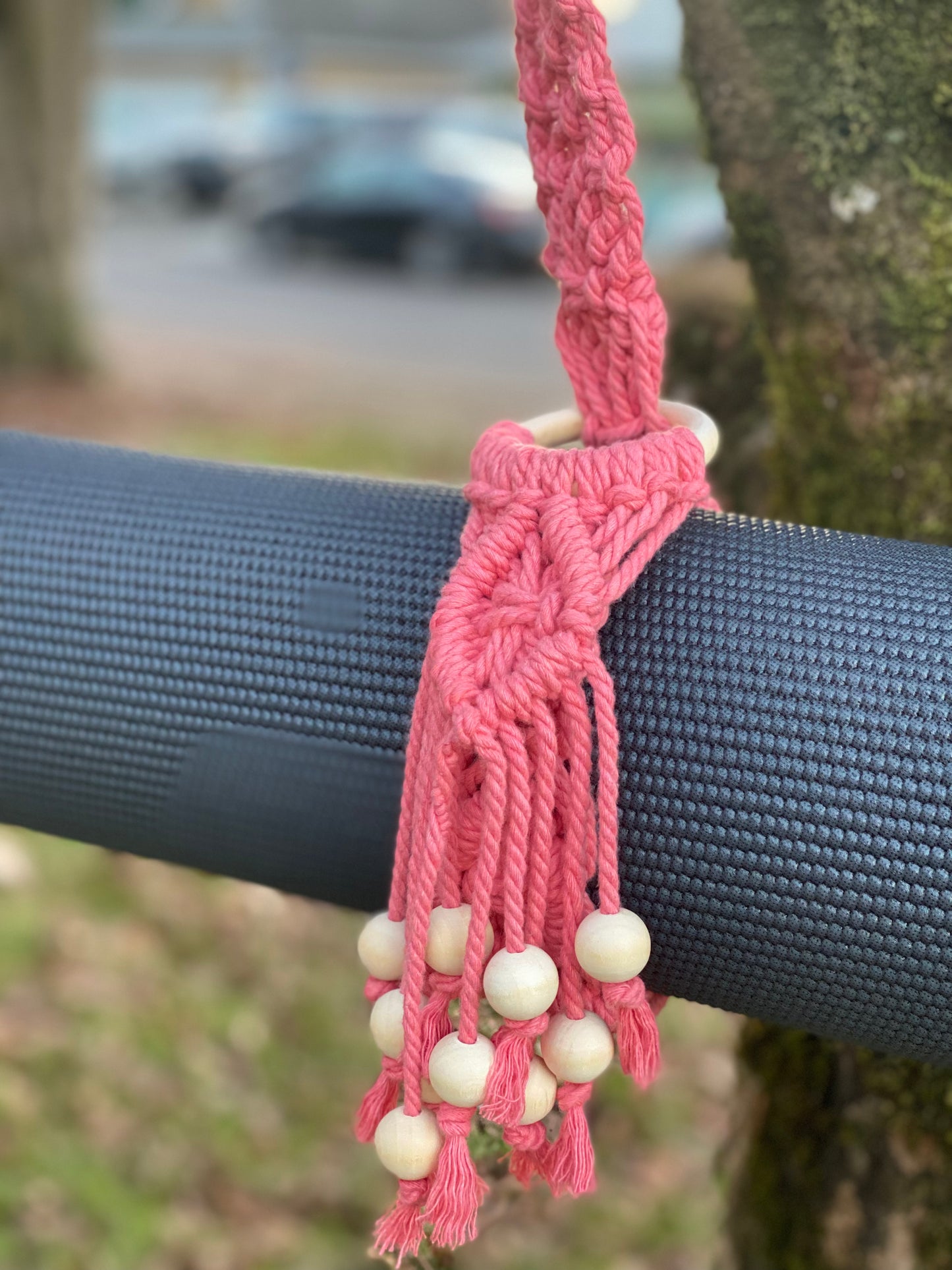 Yoga Mat Strap & Carrier | Blanket Holder | Macrame Mat Strap | Mat Sling | Yoga Gift | Boho Style