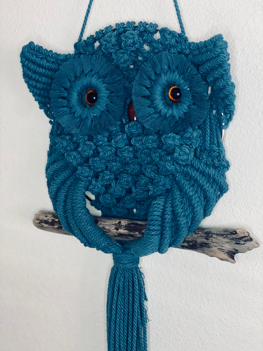 Owl Macrame Wall Hanging | Boho Decor | Macrame Tapestry