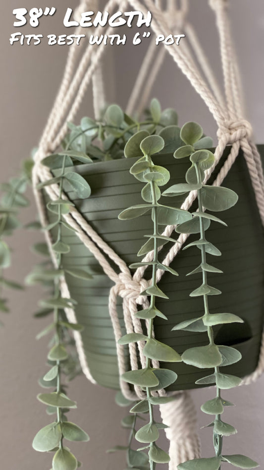 Macrame Plant Hanger | Plant Basket | Boho | Simple